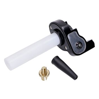throttle grip short stroke black - universal