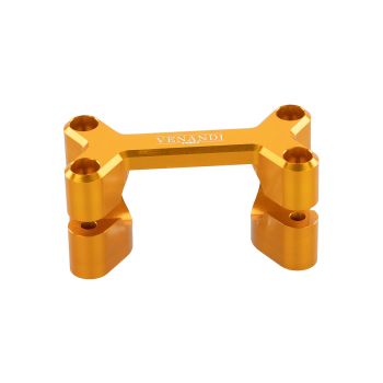 handlebar mount Venandi Dogbone CNC gold/orange for Simson S50, S51