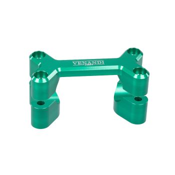 handlebar mount Venandi Dogbone CNC green for Simson S50, S51