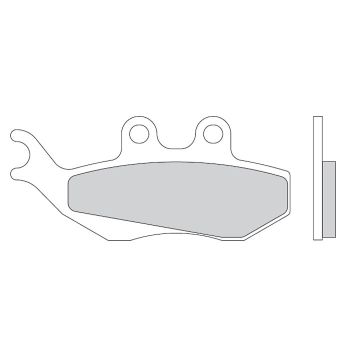 Brake pads -BGM 76.8x41.8/94.5x42mm- Gilera Runner 125-200 FX/FXR/VX/VXR with Grimeca brake caliper (9mm pin), APRILIA MX Supermotard 50cc 2002 (f), Pegaso 650cc 1994-1997 (f), RS Replica 50cc 1999 (f), RX 125cc 1995 (f), RX C, CD 125cc 1993-1994 (f), RX