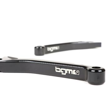 Pair of brake levers -BGM PRO Sport, short (130mm)- Vespa GT, GTL, GTS 125-300 - black