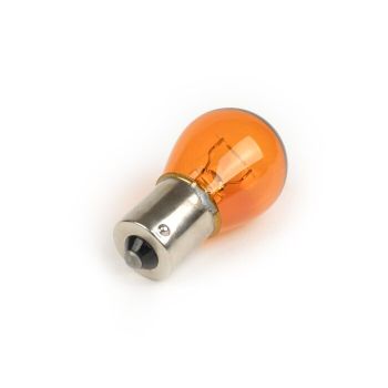 Light bulb -BA15s (straight pins) - 12V 21W - amber