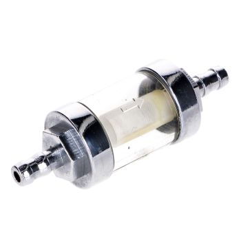 fuel filter DMP chrome-plated removable 6mm