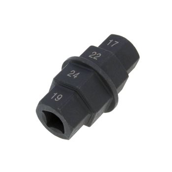 Rattavõll, esimene lukustustööriist / kuuskantvõti / kuuskantpesa Buzzetti 17, 19, 22, 24mm