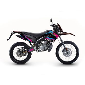 decal set black-pink-blue glossy for Gilera RCR 11-17