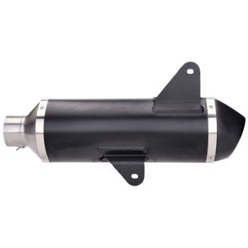 muffler Arrow Urban aluminum black for Vespa GTS 300 4-stroke LC Euro5 2020-