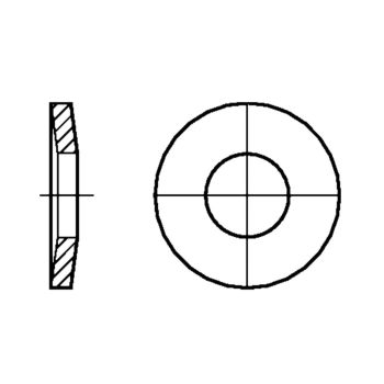 Lukustus seib - Väntvõll - 1E40QMB (12mm)
