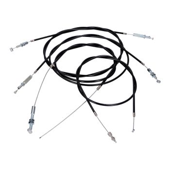 cable set w/ throttle cable, front and rear brake cable, clutch cable for Puch Maxi E50