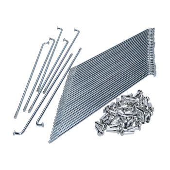 rattakodarate komplekt 2.9x190 17-tollise rehvi jaoks, 36-osaline koos niplitega Puch, Sachs, Kreidler, Zündapp mopeedile