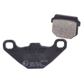 brake pads Malossi organic for Aprilia, Hyosung, Peugeot, Derbi, Piaggio, TGB