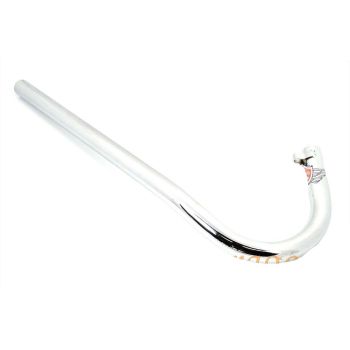 Exhaust manifold chrome 26mm 490mm for DKW Super Hummel, Luxus, Zweirad Union Type 126, Victoria