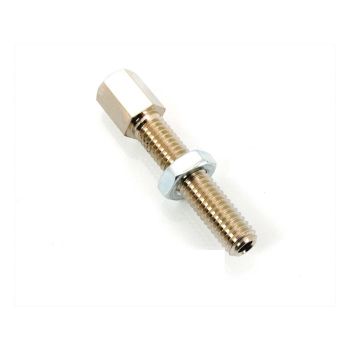 Adjusting screw hexagon M6 x 29mm 7mm diameter 3mm hole for moped, moped, mokick