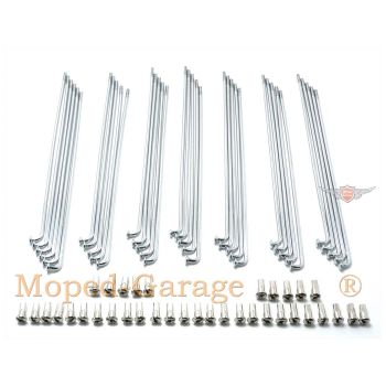 Spokes chrome 178mm with nipple 36 pieces for MCB, moped, mokick, moped, scooter