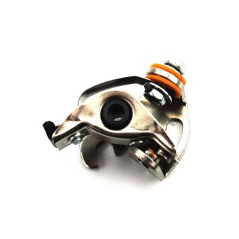 Ignition contact Goebel set metal for Express Radexi, Zündapp KM 48/1, 48/2, 48/3, 48/4, 48/5, 50, Kreidler J R Amazone, Hercules 213, Sachs, ILO FP NSU Quickly, Zweirad Union, DKW, Miele, Rixe, Express, Victoria Vicky 3, 4, Gritzner, Göricke