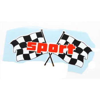 Sticker target flags sport