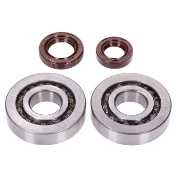 crankshaft bearing set Naraku SKF, FKM Premium C3 metal cage for Kymco, SYM vertical
