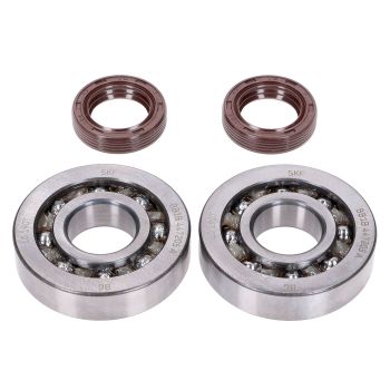 crankshaft bearing set Naraku SKF / FKM Premium C4 Polyamide for Peugeot horizontal