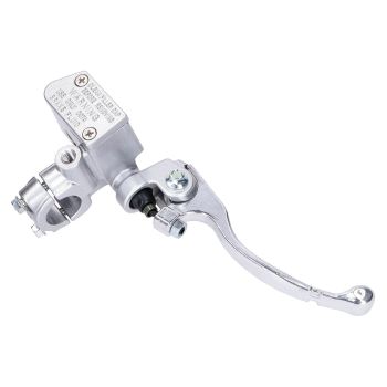 front brake master cylinder / brake pump Naraku silver for Rieju RR 50, SMX 50, MRT 50, RRX, Tango 2000-