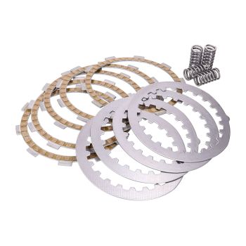 siduriplaadi / ketta komplekt Naraku HDRC aramiidkiust 5-hõõrdplaadi tüüp CPI, Generic, KSR-Moto, Keeway, Minarelli AM6, Motobi, Ride, 1E40MA, 1E40MB jaoks