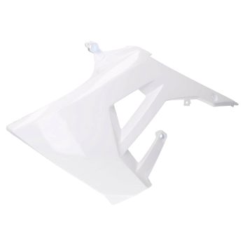fuel tank cover left OEM white for Derbi Senda R 50, Senda SM 50 X-Treme Euro4 2018-