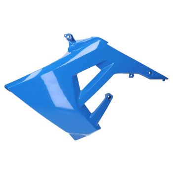 fuel tank cover left OEM blue for Derbi Senda R 50, Senda SM 50 X-Treme Euro4 2018-
