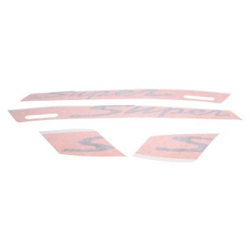decal set / sticker set "Super" OEM orange color for Vespa GTS Super Sport 85/B