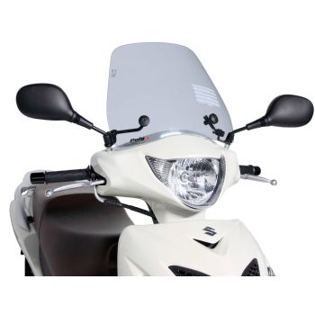 tuulekaitse Puig Trafic toonitud - Suzuki Sixteen 125, 150 (08-14)