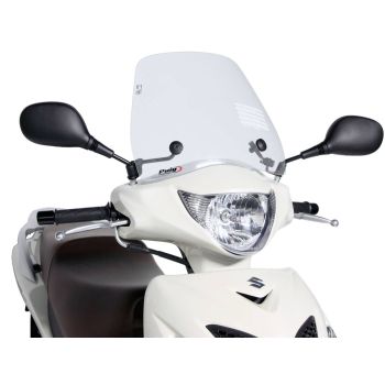 tuulekaitse Puig Trafic läbipaistev - Suzuki Sixteen 125, 150 (08-14)