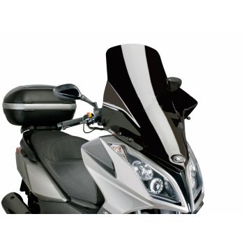 tuulekaitse Puig V-Tech Touring must - Kymco Downtown 125i, 300i ABS 09-14