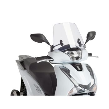 Puig Trafic tuuleklaas läbipaistev / selge Honda SH Scoopy 125i, 150i 2017 jaoks
