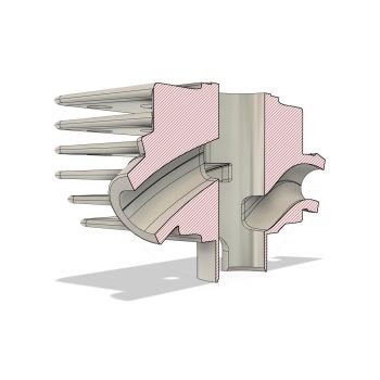 cylinder kit Schmitt Sportfreund 50cc 38mm for Simson S51, KR51/2, SR50
