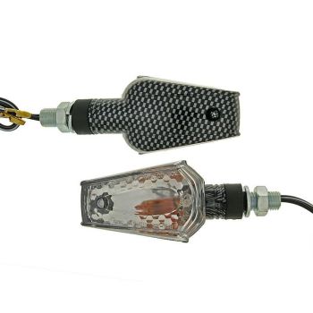 Suuna tuli kompl.M10 süsinik-Look Beamer selge, lühike