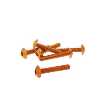 Poldid 6tk Plastik oranž - M5x30