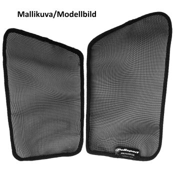Polisport Radiator louvers Mesh for Yamaha YZ450F (18->) black