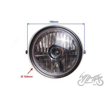 Esituli, kroom BA20D/BA9S, E-märgistus - GN125