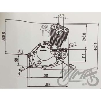 200cc mootorratas Suzuki GN