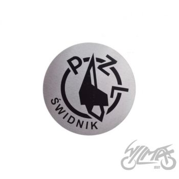 Embleem bensiinipaagile WSK alumiiniumist