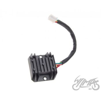 Pinge regulaator (laadimisrelee) 5 juhet, 2 faasi, roheline, punane, must