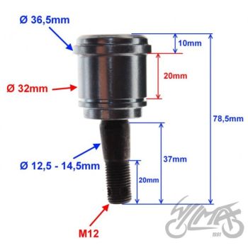 Sarniir, alumisele hõõtshoovale ATV 200cc