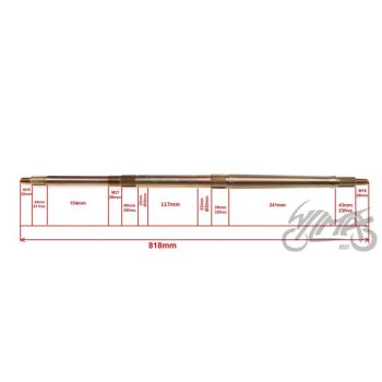 Tagavõll - ATV 150/200 LC, ECE M16