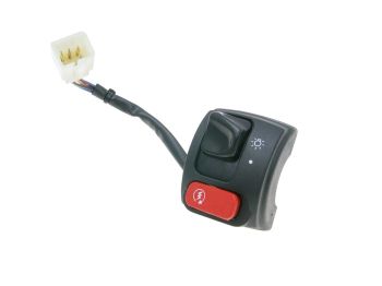right-hand switch assy for E-starter, w/ light switch for MBK Booster NG, Yamaha BWs NG, Jog R, Slider