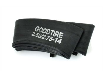 Hose rubber 2,50/2,75-14 car valve for Hercules, Zündapp, Kreidler, Puch, Simson, Sachs, Peugeot, Honda, Yamaha, Suzuki, Kawasaki, Piaggio, Vespa, Aprilia, Derbi, Gilera, Beta, Malaguti, Rieju, Tomos, Garelli, Fantic, Italjet, Benelli, Moto Guzzi, KTM, H
