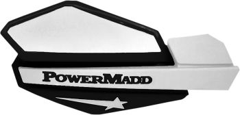 HANDGUARDS STAR BK/WT
