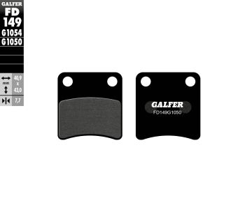 BRAKE PAD SEMI METAL SCOOTER