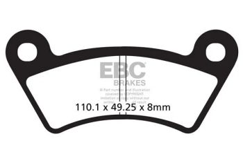 BRAKE PAD CARBON TT DIRT