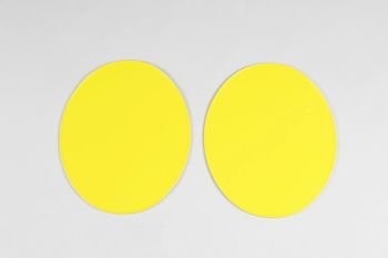 UNI OVAL PLATE YL 2PC