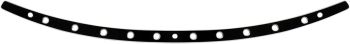 FLH TRIM 14+ HOLES BLK