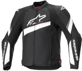 JACKET T-GP+R V4 BLACK/WHT 2X