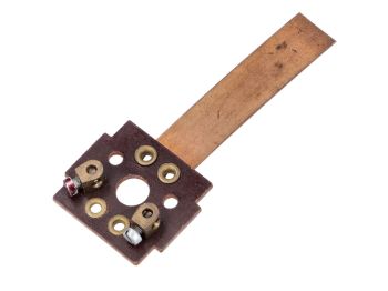 Rectangular copper switch plate for Zündapp, Kreidler, Hercules, Puch, Miele, DKW, Rixe