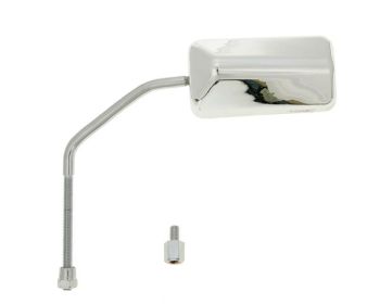 mirror F1 left / right, M8 long right-hand thread incl. adapter, chrome